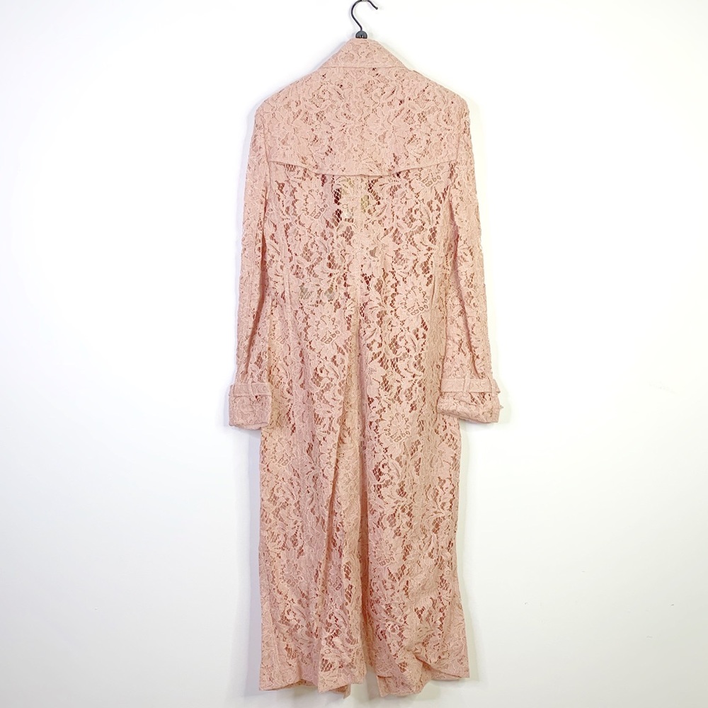 Burberry Blush Grace Hill Floral Lace Trench Coat - Picture 4 of 8